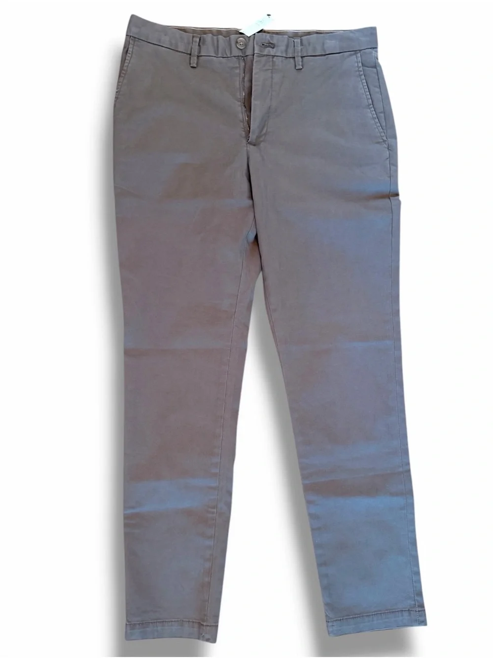 NWT Banana Republic Slim Lived-In Chino Pants Light Coffee Bean Neutral Sz 32x32